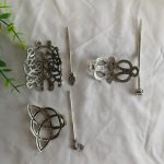 Viking Hairpin Clip Hair Ornament Dragon Celtic Barrette Gift