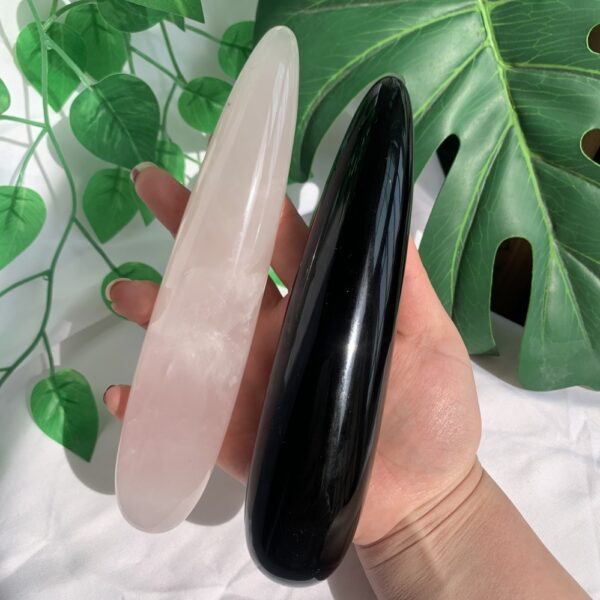 Straight Crystal Massage Wand Pleasure Toy Yoni Wand Free Shipping