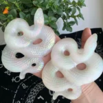 Angel Aura Coated Snake Animal Carving