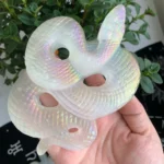 Angel Aura Coated Snake Animal Carving