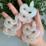 Angel Aura Coated Snake Animal Carving