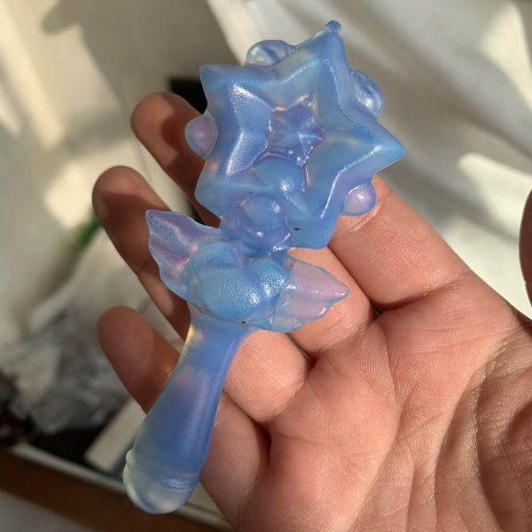 Opalite Sailor Moon Fairy Wand Carving