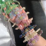 Sun Aura Quartz Tiara With Crystal Gravel Headpiece