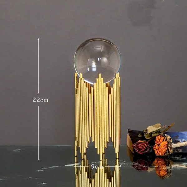 Crystal Sphere Stand Ball Holder Home Decoration