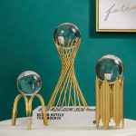 Crystal Sphere Stand Ball Holder Home Decoration
