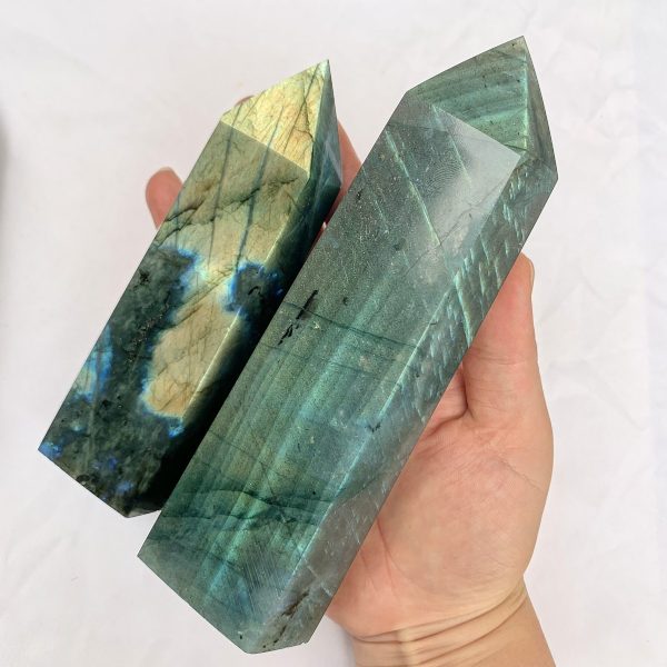 Big Labradorite Tower Crystal Point Tower