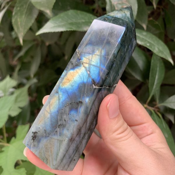 Big Labradorite Tower Crystal Point Tower