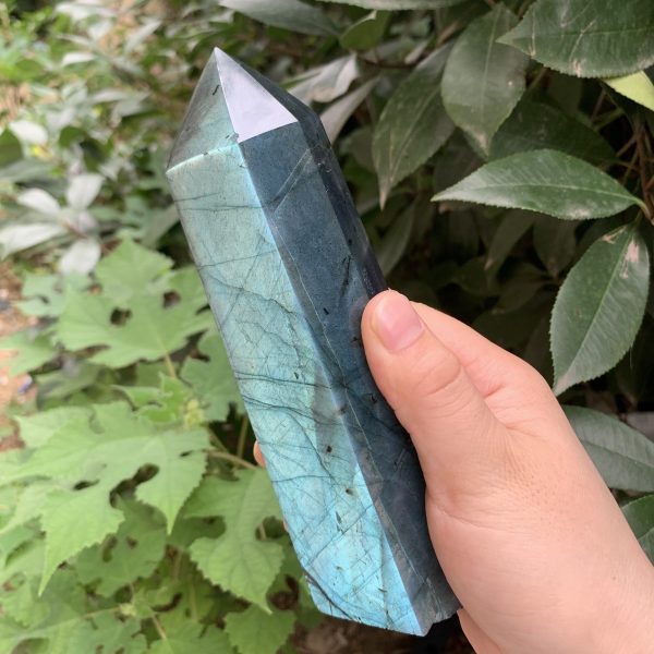 Big Labradorite Tower Crystal Point Tower