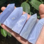 Blue Lace Agate Point Tower