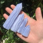Blue Lace Agate Point Tower