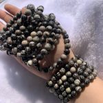 8mm Crystal Stones Bracelet Mutil Material Round Beads Bracelets