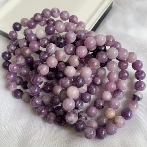 8mm Crystal Stones Bracelet Mutil Material Round Beads Bracelets