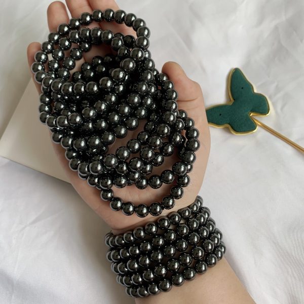 8mm Crystal Stones Bracelet Mutil Material Round Beads Bracelets