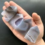 Small Druzy Agate Geode Tower Crystal Point Tower