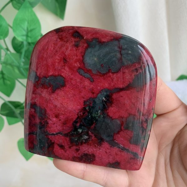 Peach Blossom Jade Freeform Self-Standing
