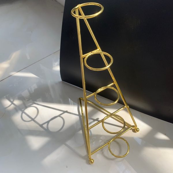 5 Spheres Ladders Metal Holder Crystal Sphere Ball Stand
