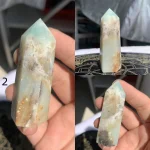 Sky Blue Amazonite Point Tower