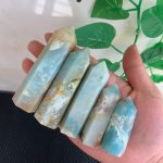 Sky Blue Amazonite Point Tower