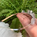 Crystal Point Crown Crystal Branch Tiara Pink Blue Headpiece