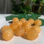 Mini Orange Calcite Pumpkin Halloween Gift Carving