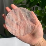 Natural Crystal Cup Rose Quartz Obsidian With Coaster Home Decoration