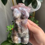 Ocean Jasper Female Body Big Crystal Goddess Lady Model 6inch