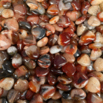 Mini Red Agate Heart 30mm Carnelian Heart Carving