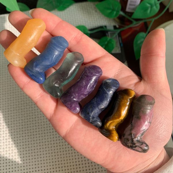 40mm Crystal Penis Dildo Self-standing Crystal Penis Wholesale