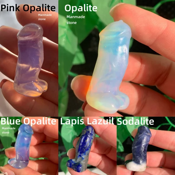 40mm Crystal Penis Dildo Self-standing Crystal Penis Wholesale