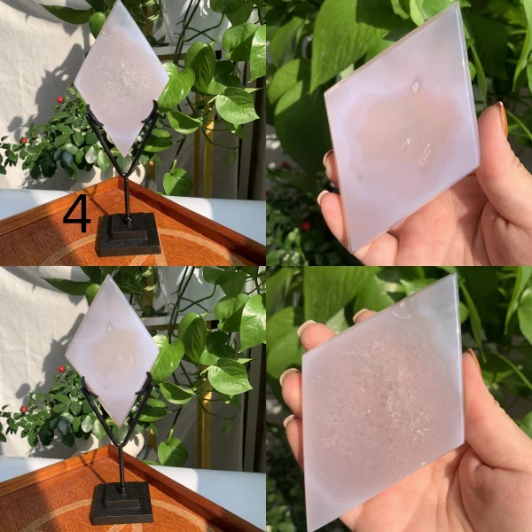 Druzy Agate Diamond On Stand Crystal Diamond Free Stand