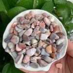 Pink Botswana Agate Gravel Polished Stone