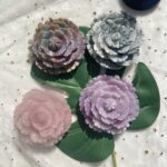 Crystal Flower Carving Handcarved Crystal Peony Plant 4.0inch Free Shipping