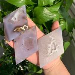 Druzy Agate Diamond On Stand Crystal Diamond Free Stand