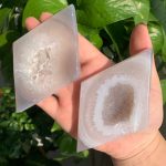 Druzy Agate Diamond On Stand Crystal Diamond Free Stand