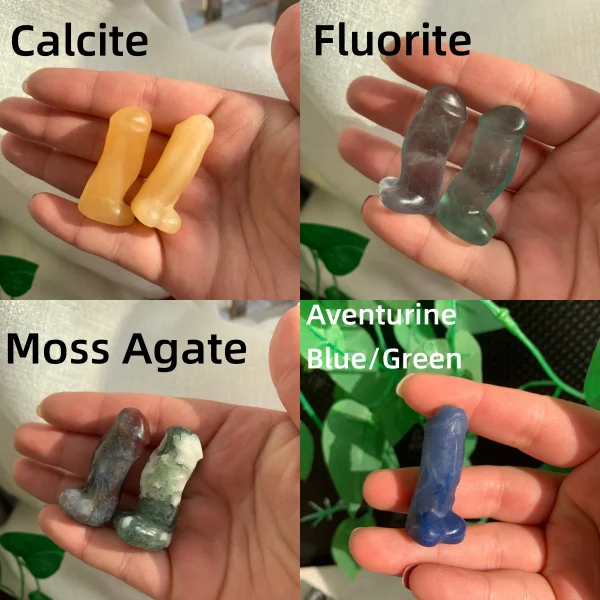 40mm Crystal Penis Dildo Self-standing Crystal Penis Wholesale