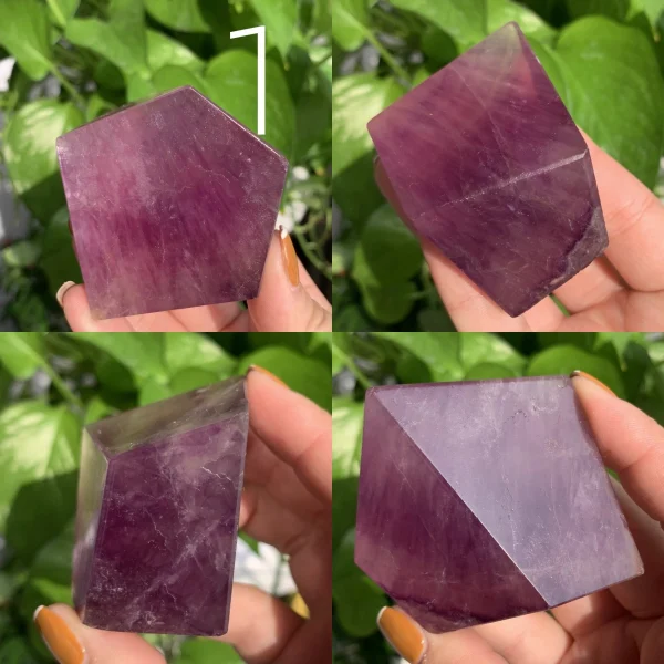 Purple Fluorite Freeform Crystal Freeform