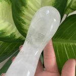 Crystal Wave Massage Wand Quartz Yoni Wand