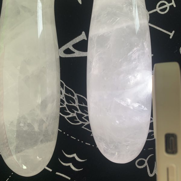 Crystal Wave Massage Wand Quartz Yoni Wand