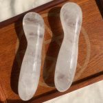 Crystal Wave Massage Wand Quartz Yoni Wand