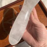 Crystal Wave Massage Wand Quartz Yoni Wand