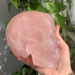 Rose Quartz Skull 1 Crystal Skull Carving