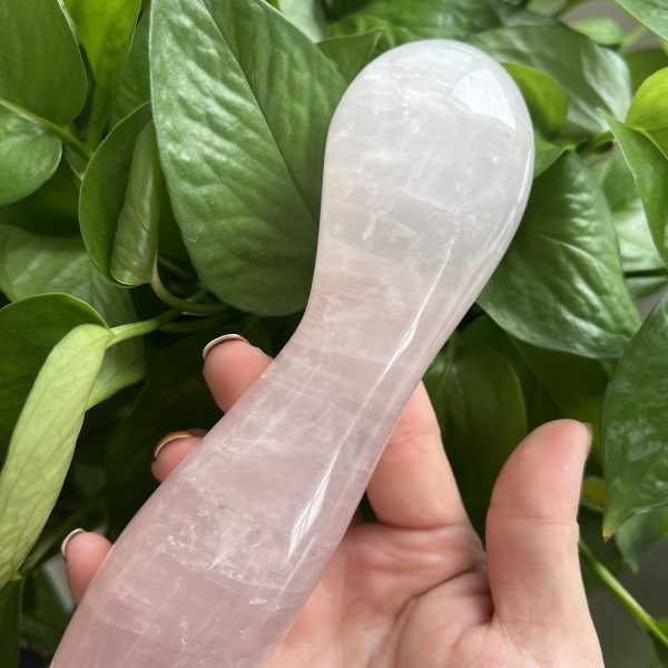 Rose Quartz Yoni Wand Massage Wand 190-200mm