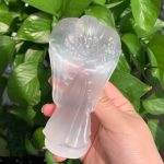 Selenite Angel Carving 4.7inch Crystal Angel