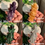 Crystal Blessing Angel Girl Goddess Statue Gift Decoration Crystal Figure Free Shipping