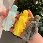 Crystal Blessing Angel Girl Goddess Statue Gift Decoration Crystal Figure Free Shipping