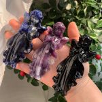 Crystal Blessing Angel Girl Goddess Statue Gift Decoration Crystal Figure Free Shipping