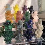 Crystal Blessing Angel Girl Goddess Statue Gift Decoration Crystal Figure Free Shipping