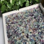 Rainbow Fluorite Chips 5-7mm Colorful Fluorite Crystal Crushed Chips Free Shipping