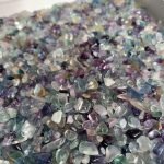 Rainbow Fluorite Chips 5-7mm Colorful Fluorite Crystal Crushed Chips Free Shipping