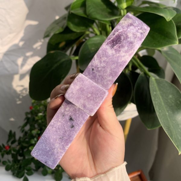 Crystal Ankh Lepidolite Crux Ansata Carving Free Shipping